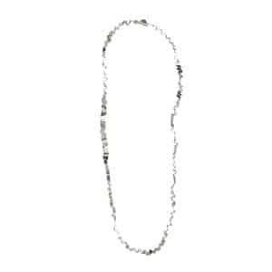 TAGLIATELLA Collar largo plata