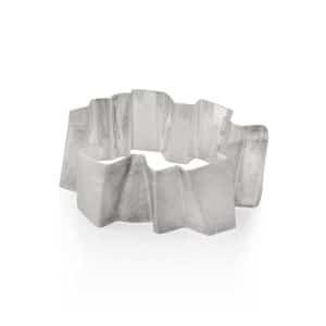 TAGLIATELLA Pulsera grande plata