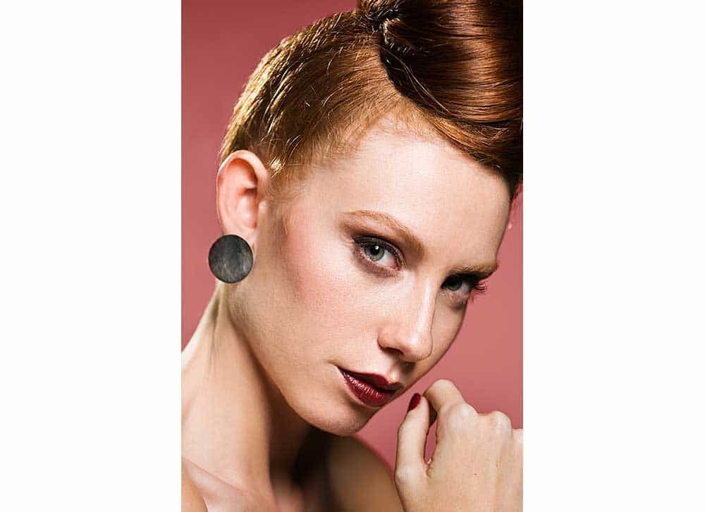 Pendientes redondos planos