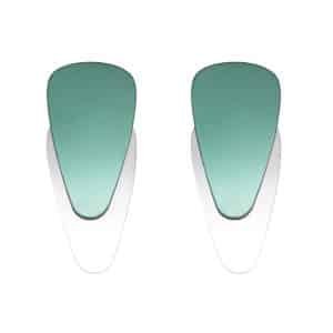 Pendientes grandes aqua The Joy Keeper