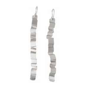 TAGLIATELLA Pendientes plata