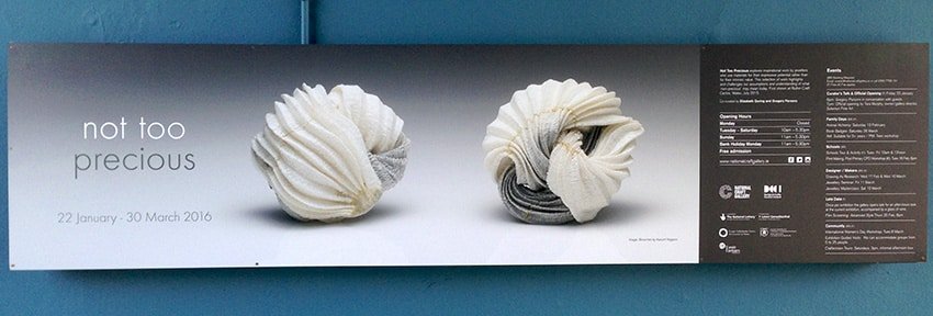 Cartel exposición de joyas. Blog Valentina Falchi