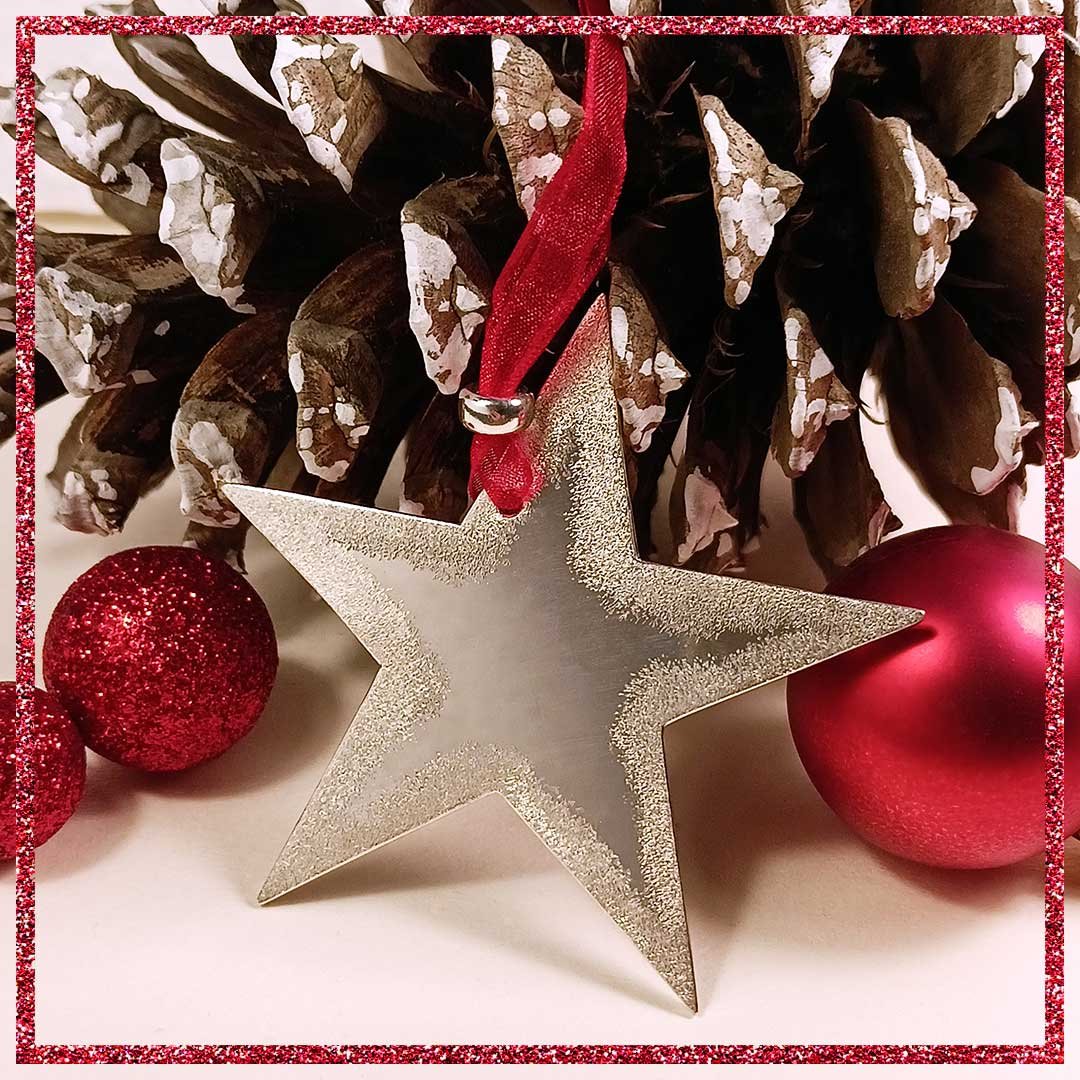 Regalo navideño Estrella en plata by Valentina Falchi Artistic Jewellery