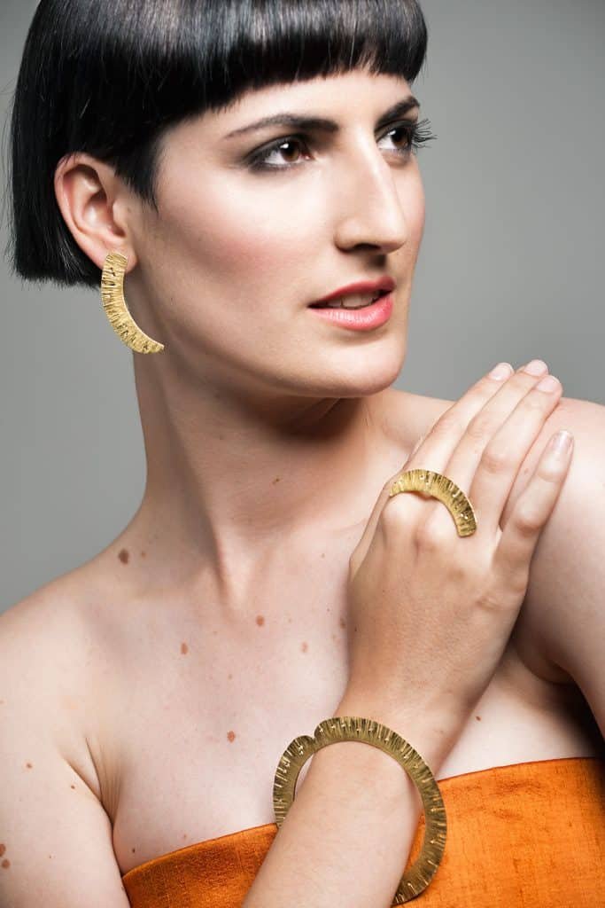 Ninfa collection by Valentina Falchi artistic jewellery