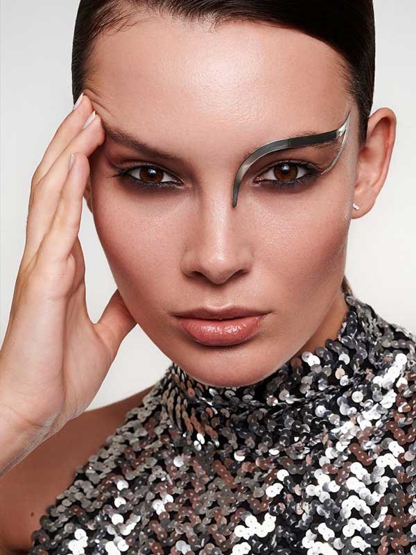 EYE MAKEUP JEWELRY one of a kind by Valentina Falchi