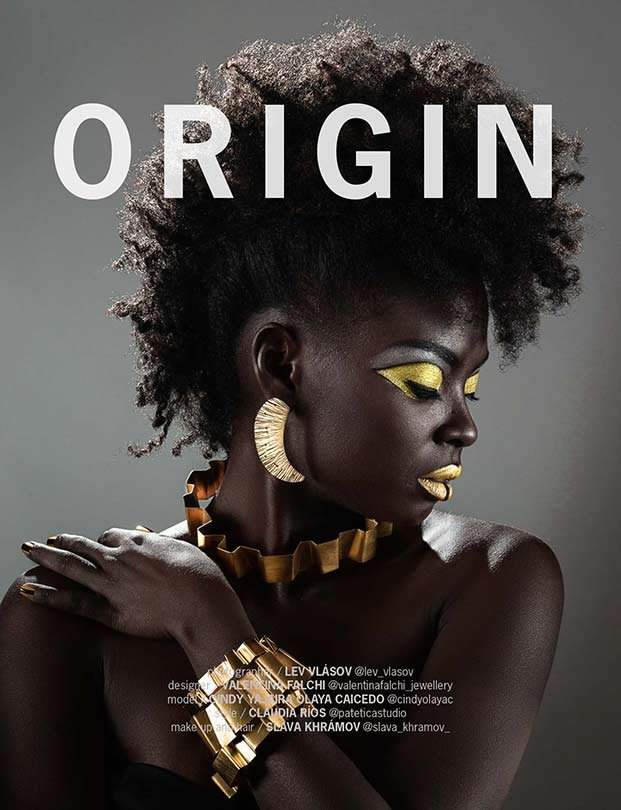 Golden jewelry by Valentina Falchi