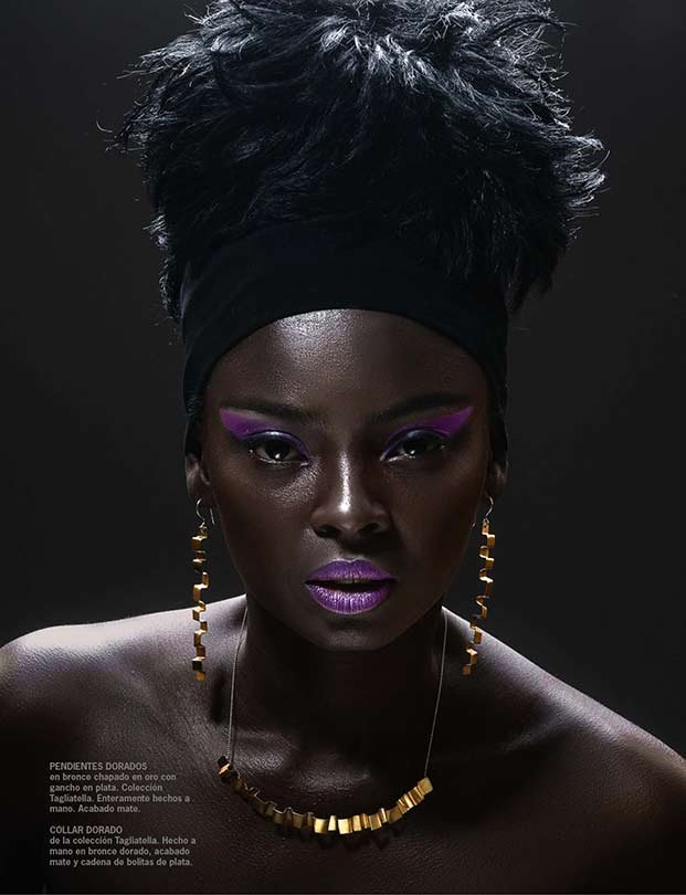 Golden jewelry by Valentina Falchi