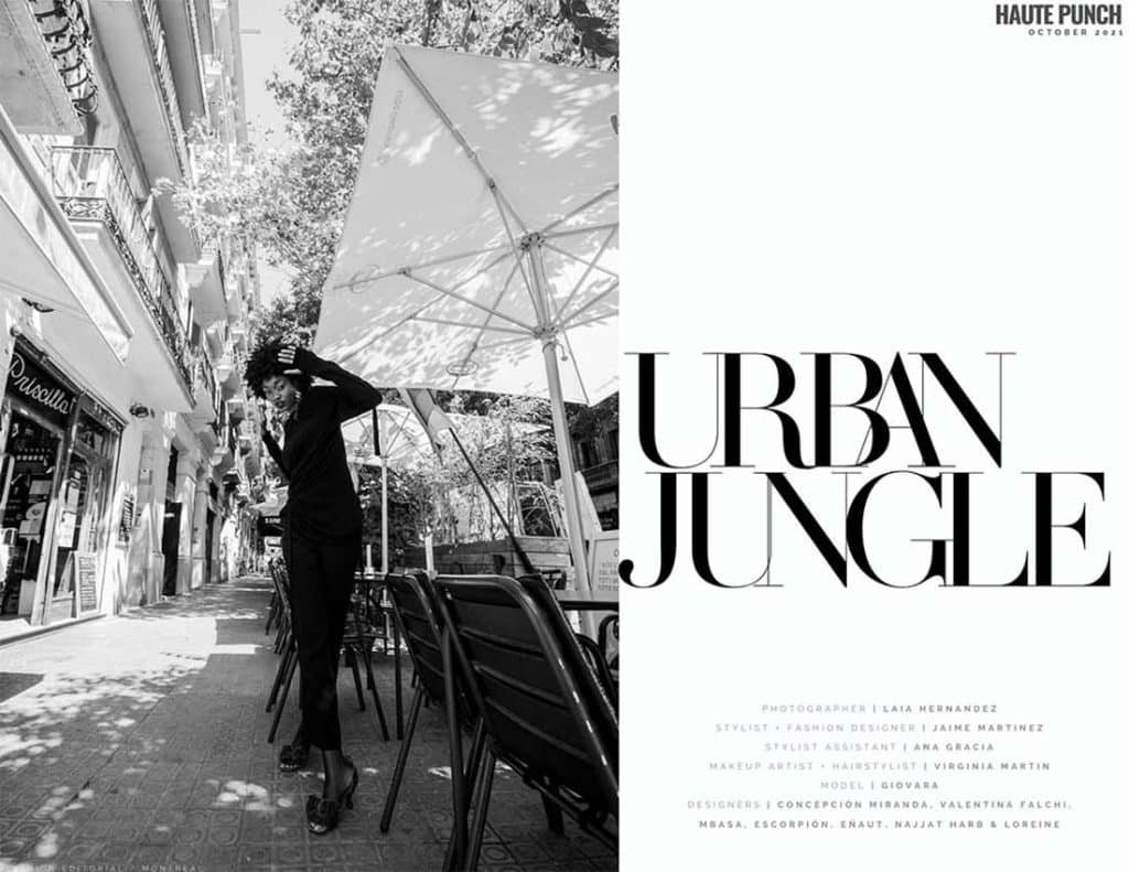 Haute Punch magazine con joyas Valentina Falchi